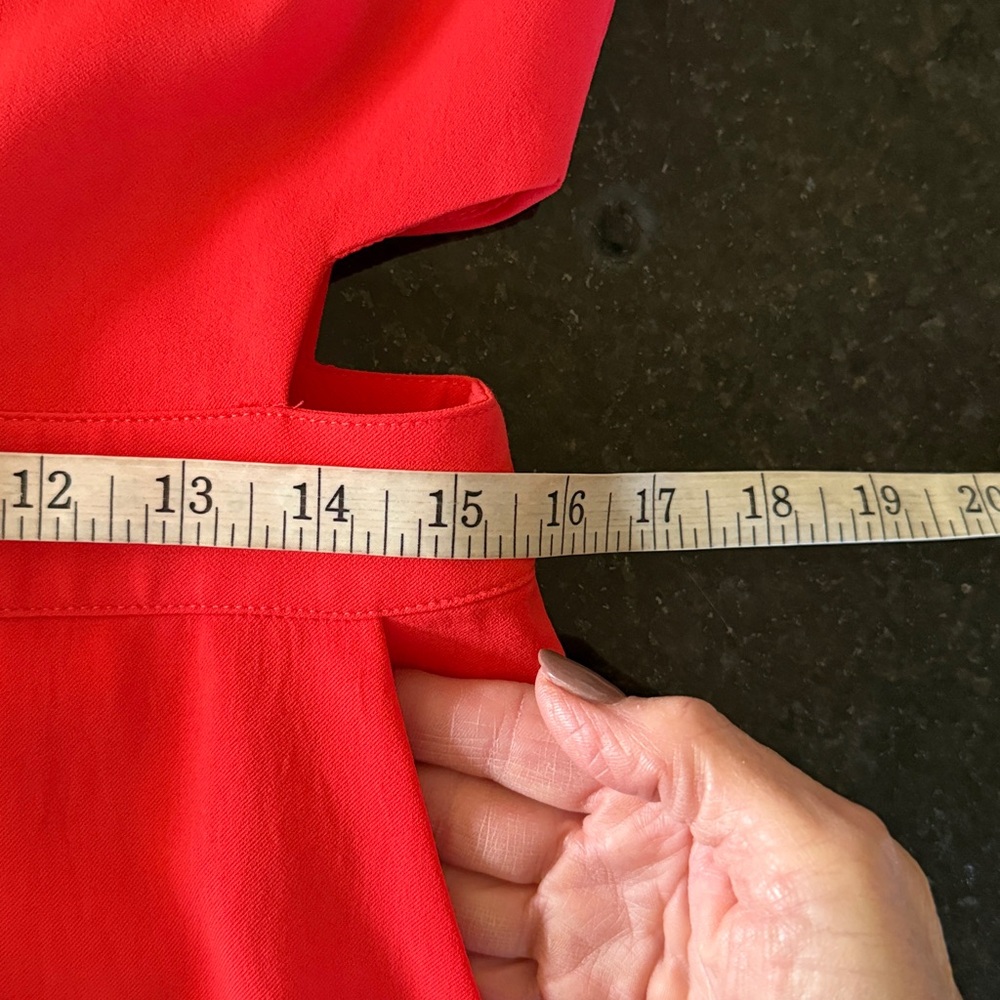 Anthropologie Greylin Coral Sleeveless Jumpsuit w Waist Cut-Outs Size Large - Picture 10 of 15